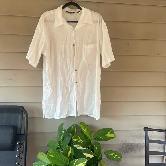 Versace Jeans Collection White Casual Button Down Shirt vintage - Picture 6 of 17